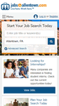Mobile Screenshot of jobsinallentown.com